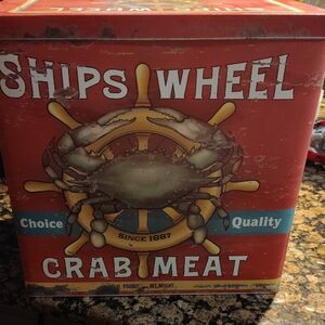 Red Crab Meat Storage Bin
